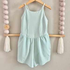 all in motion Mint Green Sleeveless Girls' Romper
